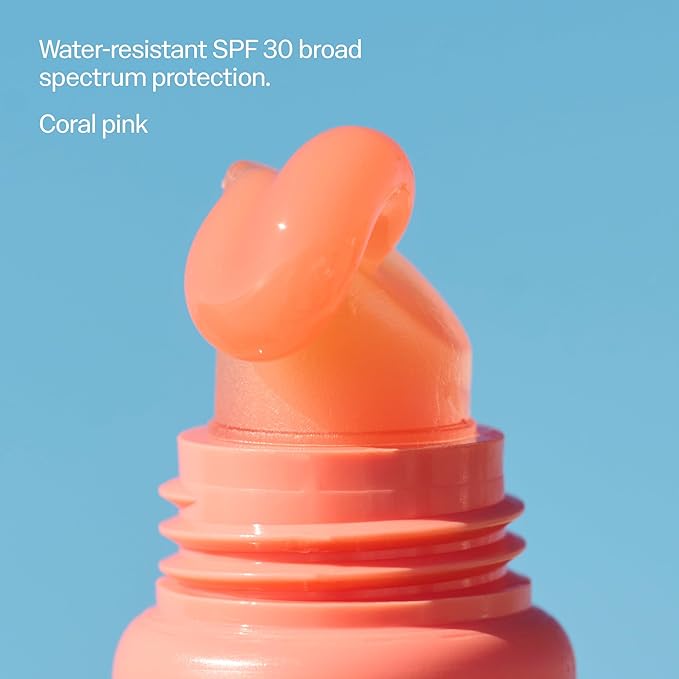 Sun Bum SPF 30 Sunscreen Sunset Cove Tinted Lip Balm - Coconut Flavor Broad Spectrum Moisturizing with Aloe & Vitamin E - Hawaii 104 Act Compliant (Made Without Octinoxate & Oxybenzone) - 0.5 oz