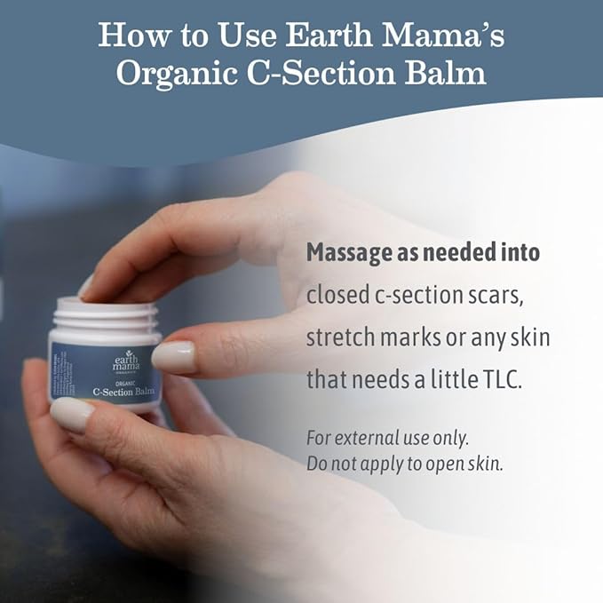 Earth Mama Organic C-Section Balm - 1oz