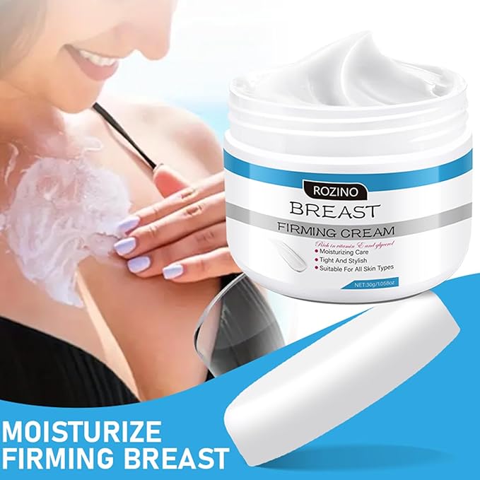 Breast Firming Cream - 30g Moisturizing Breast Cream with Vitamin E & Glycerol for Firmness, Lifting & Toning - Suitable for All Skin Types, Nourishing Self-Care for Breasts (1.058OZ)