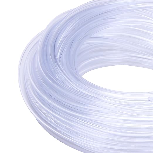 DERNORD PVC Tubing 1/16"ID X 1/8"OD Flexible Clear Vinyl Hose 25 Feet for Food Grade