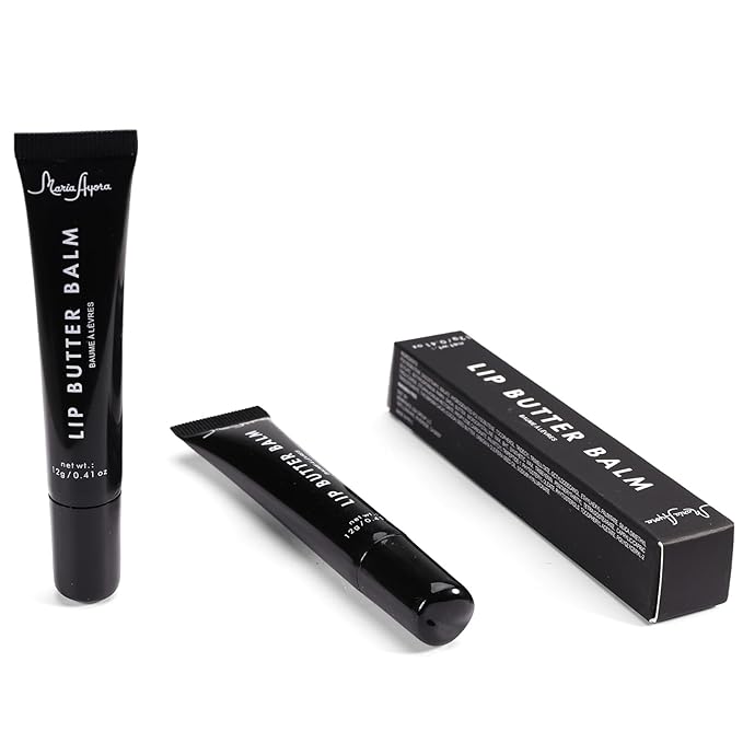 Deep Hydrating Lip Butter Balm- Glossy Lip Treatment with Shea Butter, Vitamin E, Peptides & Hyaluronic Acid - Vegan, Non-Sticky, Moisturizing Lip Care | 2-Pack (Clear-Unscented)