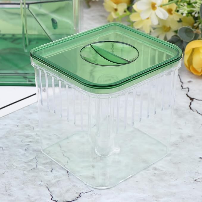 2PCS Fish Breeding Box, Transparent Aquarium Box Double Breeding Aquarium Fry Hatchery Breeding Box for Guppy Baby Fish Hatchery Fish Tank Divider