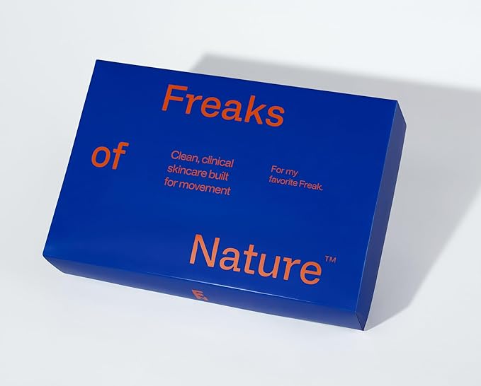 Freak Gift Bundle | Deeper Dive Moisturizer Serum, Peak Performance SPF 50 SunStick, Daily Defender SPF 30 & Barrier Balancing Cleanser | Eco-Friendly, Reef-Safe, Cruelty-Free | All Skin Types