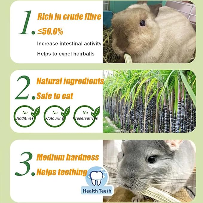 Types of Combined Chew Toys Molar Sticks Sweet Bamboo Apple Branch Timothy Grass for Pets Chinchilla Squirrel Gerbil Hamster Squirrel Guinea Pigs 140 Grams