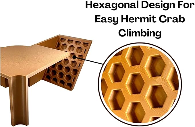 Hermit Crab Underground Tunnel Cave Corner | Hermit Crab Climbing Tank Decor Hide Hideout | Enrichment Habitat Hideaway Decoration Accessories Supplies Toys Ornaments