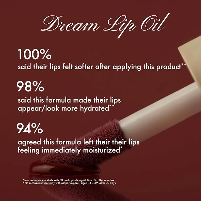Summer Fridays Dream Lip Oil - Hydrating Tinted Lip Gloss Oil - Non-Sticky Formula with Skincare Benefits for Long-Lasting Softness + Shine - Effortless Beauty Gifts - Warm Beige (0.15 Oz)