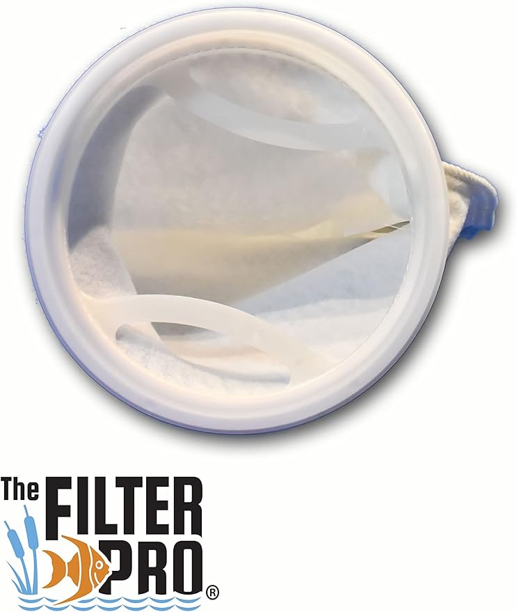 Filter Sock, 200 Micron, 5 Pack, Perfect for Aquariums, Made in USA (7" x 16" - 5 Pack)