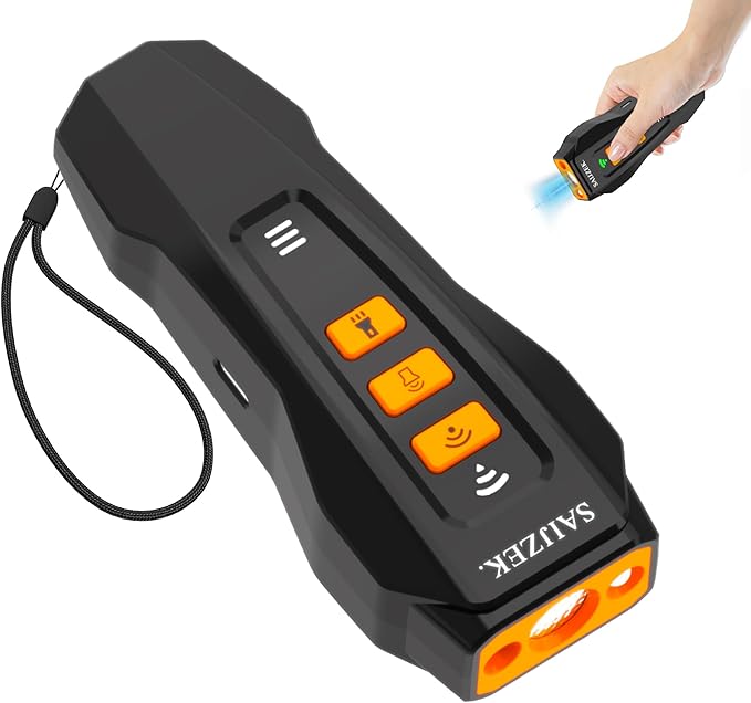 Ultrasonic Dog Trainer G2 | 3-in-1 Bark Deterrent | Anti Barking Training Device ，Dog Silencer | Barks No More Devices | Stop Control Dogs Bad Behavior | Stopper Corrector Clicker Repellent (Black)