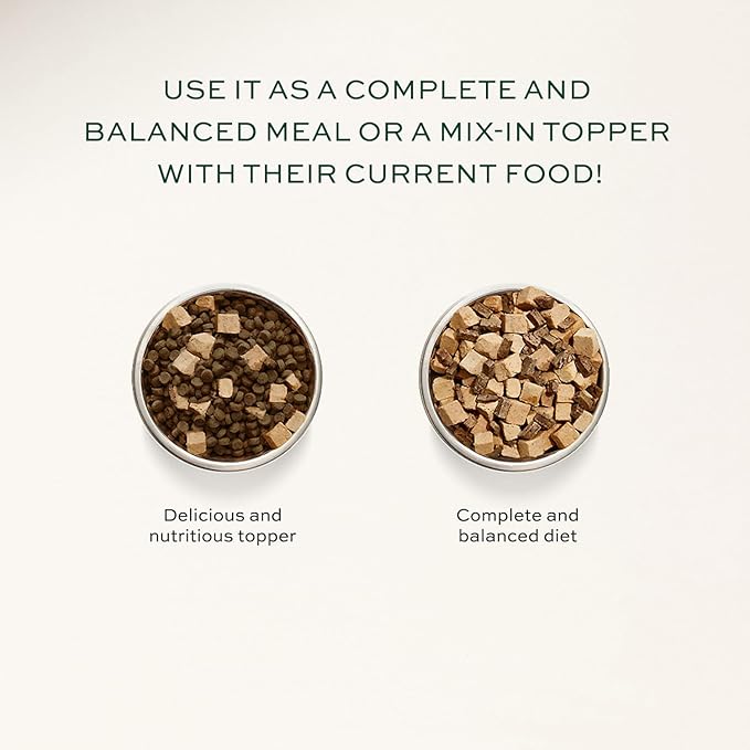 pawTree Freeze-Dried Raw Food for Dogs & Cats. Nutrient-Rich, All-Natural, Complete & Balanced Nutrition. Real Meat, Vegetables & Superfoods, Freeze-Dried for Maximum Nutrition (1.5 lbs, Chicken)