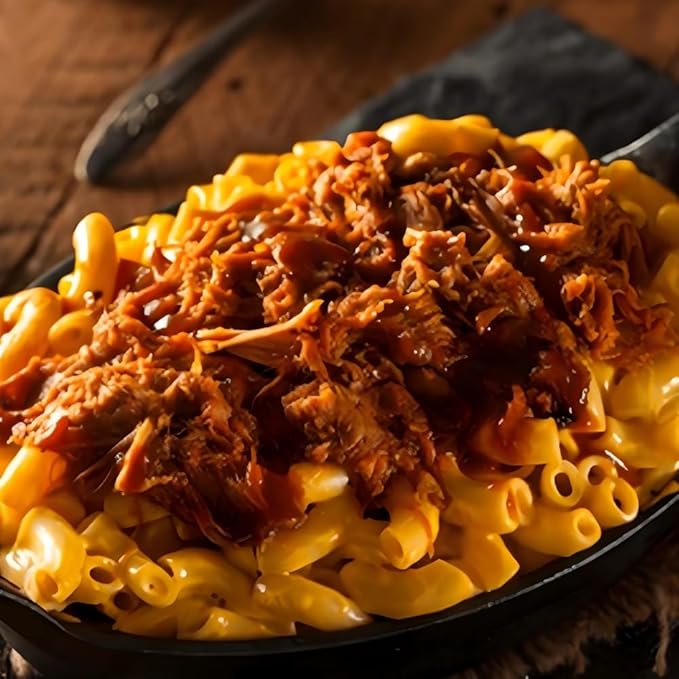 Old Hacienda Pulled BBQ Flavored Pork | 100% Shredded Seasoned Pork with Sauce | Fully Cooked & Ready to Eat | 29g Protein | No Preservatives or Artificial Flavors | BPA Free Pouch | Pack of 3-8oz