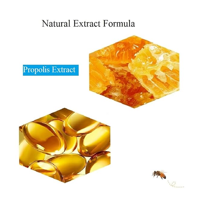 2 PCS Bee Lip Balm Honey Pot,Honey Propolis Lip Mask Moisturizing Moisture Nourishing Dry & Chapped Lips