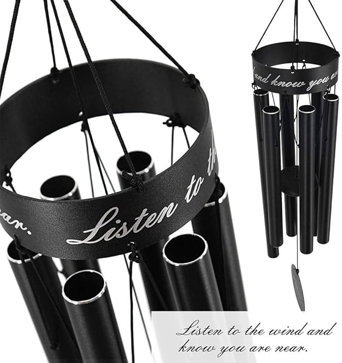 ASTARIN Pets Personalized Name 30" Wind Chimes, Pet Memorial Gifts for Loss of Dog, Custom Dog Remenbrance Gift in Memory, Sympathy Family Love Pet Dogs Cat Gift for Son Daughter Friends