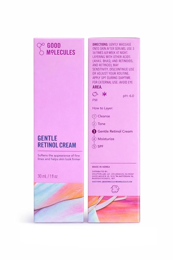 Good Molecules Gentle Retinol Cream 30 ml Pack 2
