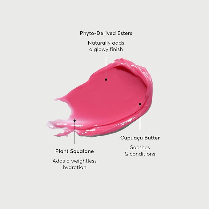 Naturium Phyto-Glow Lip Balm, Hydrating Lip Care with a Glossy Finish, 0.34 oz Camellia