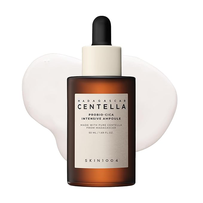 SKIN1004 Probio Cica Intensive Ampoule, Centella Serum for Face with Ceramide, Facial Serum for Nourishing & Soothing, Centella Ampoule for Skin Barrier Support, Korean Skin Care, 1.69fl.oz / 50ml