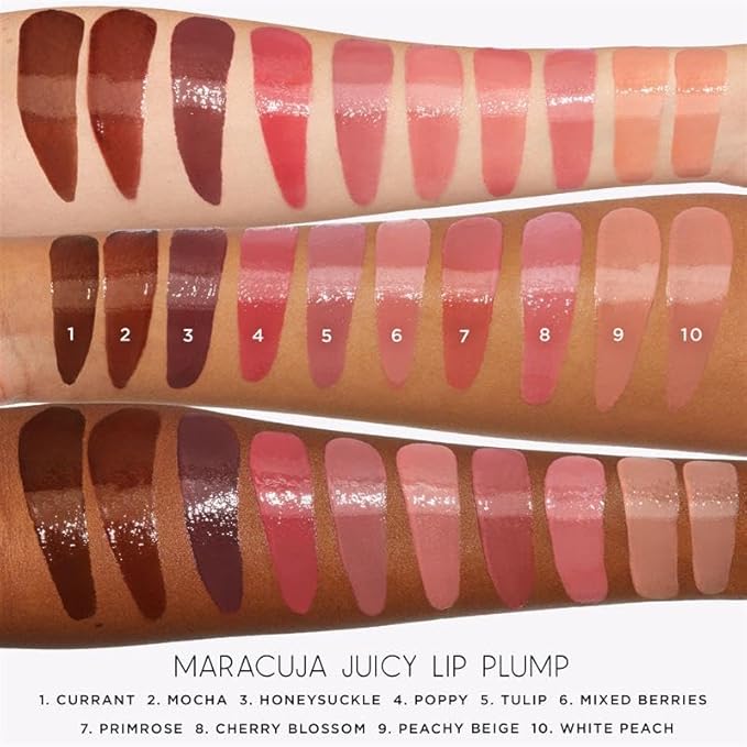 tarte maracuja juicy lip plump – Hydrating & Volumizing Lip Plumper Gloss Balm with Nourishing Hyaluronic Acid, Plumps & Moisturizes, Vegan & Cruelty-Free, full size, peachy beige