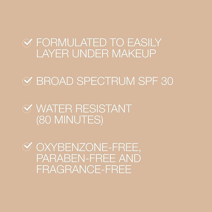 Neutrogena Purescreen+ Mineral UV Tint Face Liquid Tinted Sunscreen - with 100% Mineral Actives & Vitamin E, Enhances Natural Tone, Water Resistant, Broad Spectrum SPF 30, 1.1 fl oz