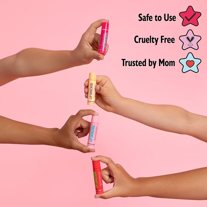 Lip Smacker Hello Kitty Lip Balm | Ice Cream Flavored | Moisturizing | Soft Shine | Cruelty-Free