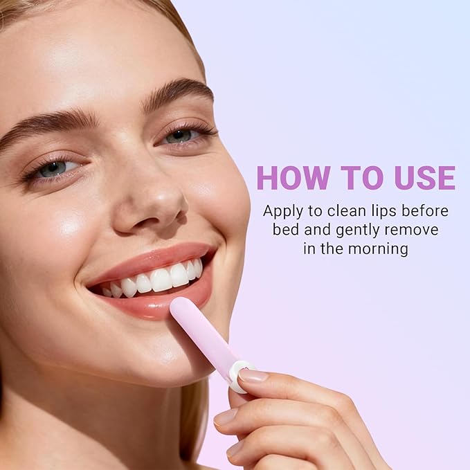 iMethod Lip Mask Overnight - Lip Sleeping Mask for Dry Lips, 8-Hour Hydrating Lip Balm with Hyaluronic Acid, Intense Moisturizing Lip Treatment to Nourish & Repair - Honey
