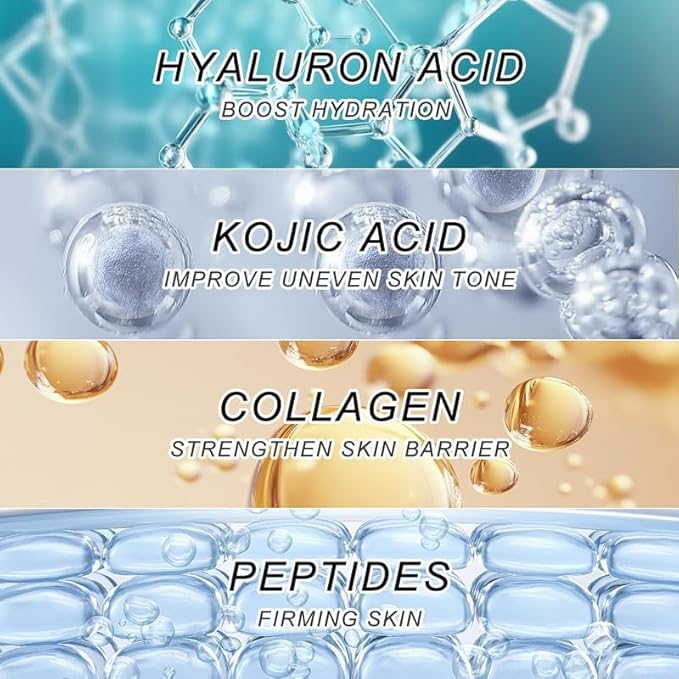4 pairs PDRN Micro Eye Patches, Under Eye Patches for Puffy eyes, Dark Circles & Wrinkle | Hyaluronic Acid, Kojic Acid, Collagen, Peptides, Vitamin C, Niacinamide - Korean Popular Eye Care