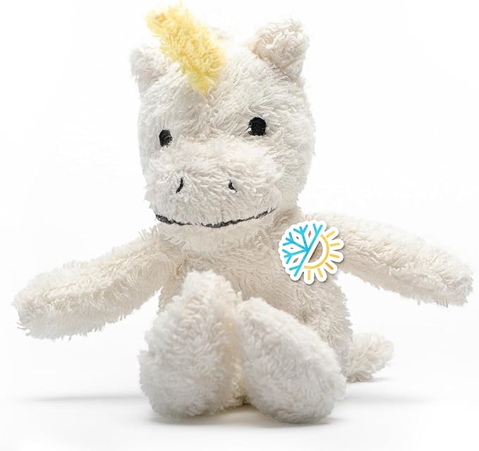 Thermal-Aid® (Juno The Unicorn) – Washable Heating Pad & Ice Pack – Plush Hot/Cold Pack with Natural Corn Filling – Reusable Comfort
