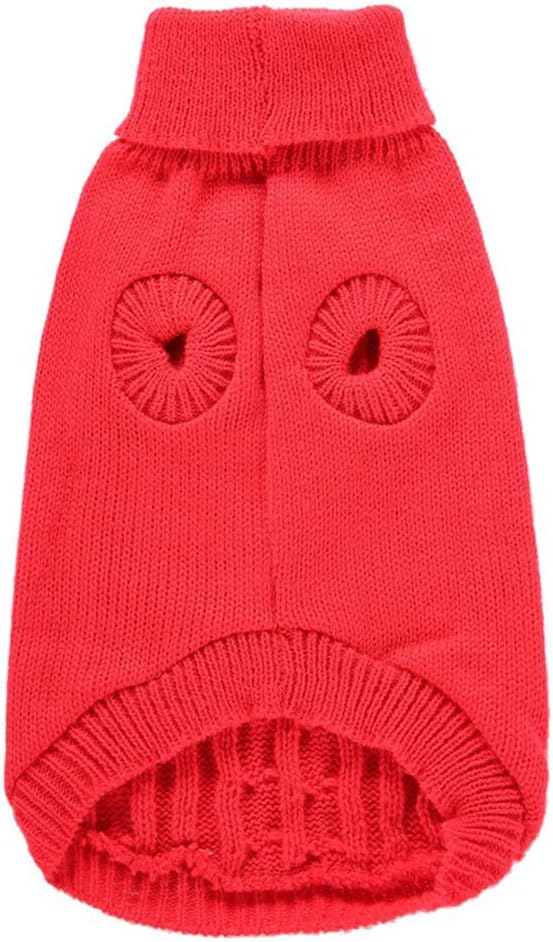 Dog Sweater, Warm Dog Sweaters for Small Dogs Medium Large Dogs, Cute Winter Classic Turtleneck Pet Sweater Cat Sweater Dog Clothes Coat Dog Christmas Sweaters for Girls Boys Dog Puppy Cat