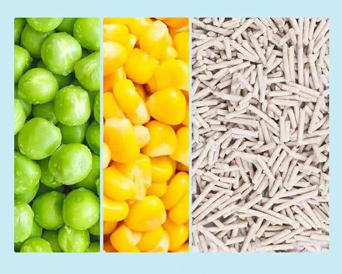 Tofu Cat Litter 5.6LB Fast Clumping, Dust-Free,100% Natrual Raw Materials, Clumping,Flushable,Ultra Absorbent and Fast Drying,Solubility in Water,Really Dust-Free,Less Scattering
