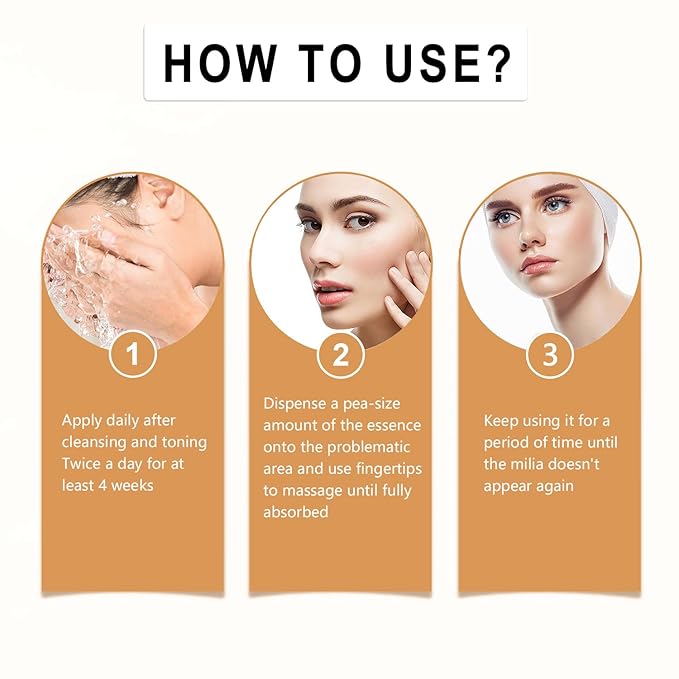 Milia Remover for Face, Milia Bump Remover Under Eye, Spot Treatment Serum with Salicylic Acid, Milia Acne Cream 30Ml