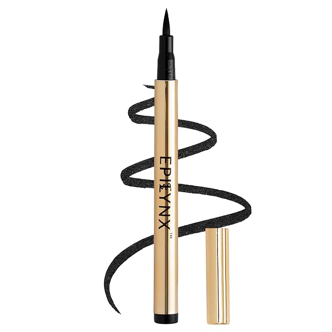 Waterproof Liquid Eyeliner - Smudge-Proof, Long-Lasting Vegan Liquid Eyeliner Pen with Precision Tip for Smooth Application, Gluten-Free, Hypoallergenic Eye Liner - 2mL Black