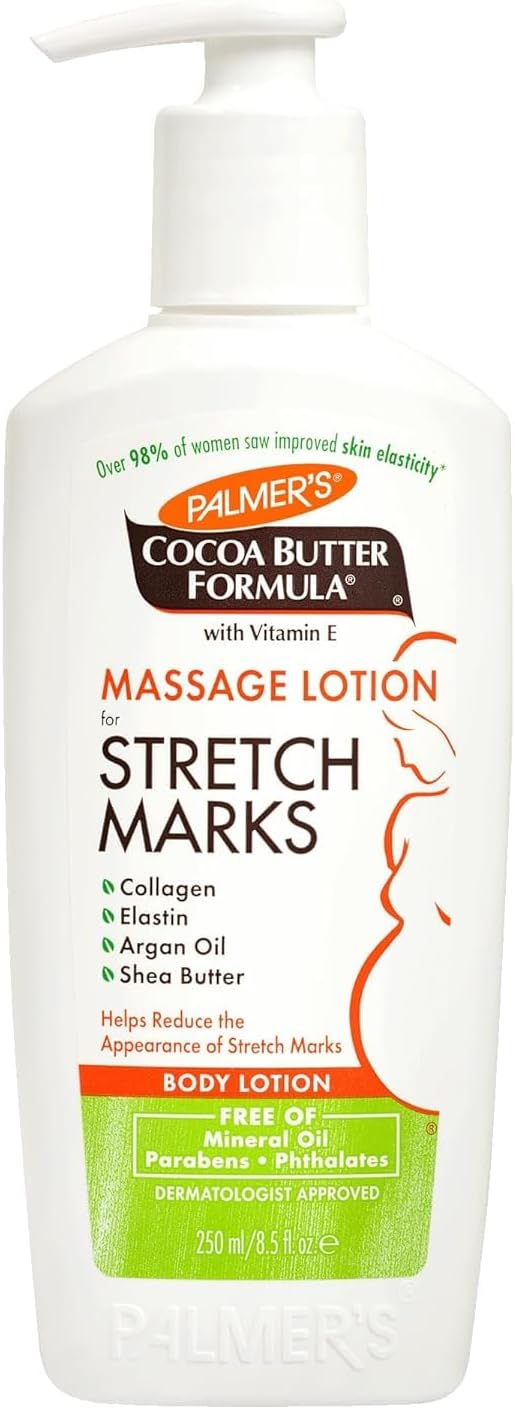 Cocoa Butter Massage Lotion for Stretch Marks, Keeps Skin Soft - 250ml (Buy 2 Quantity Get 1 Quantity Free)