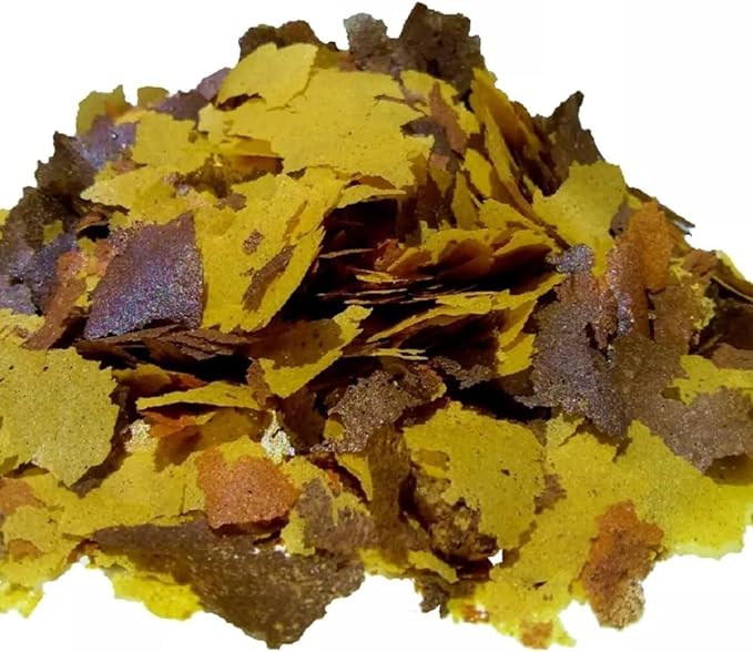 Aquatic Foods Inc. Ultra 40% Silk Worm Color Gloss Enhancing Koi Fish & Pond Goldfish Flakes - Aquatic Foods Premium Tropical Fish. AF Flakes - 1/4-lb