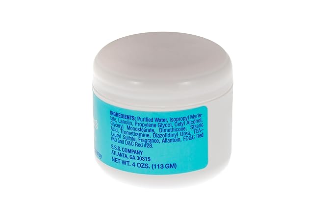 S.S.S. CO. Mother’s Friend Moisturizing Body Cream - 4 oz, Postpartum Essentials for Stretch Mark Care During Pregnancy, Soothe Stretched, Tight, Dry Skin, Made in USA