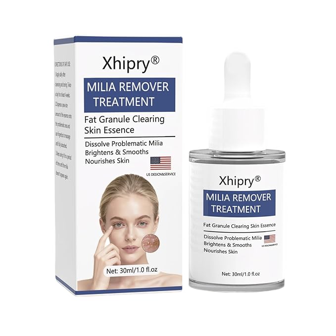 Milia Remover for Face, Milia Bump Remover Under Eye, Spot Treatment Serum with Salicylic Acid, Milia Acne Cream 30Ml