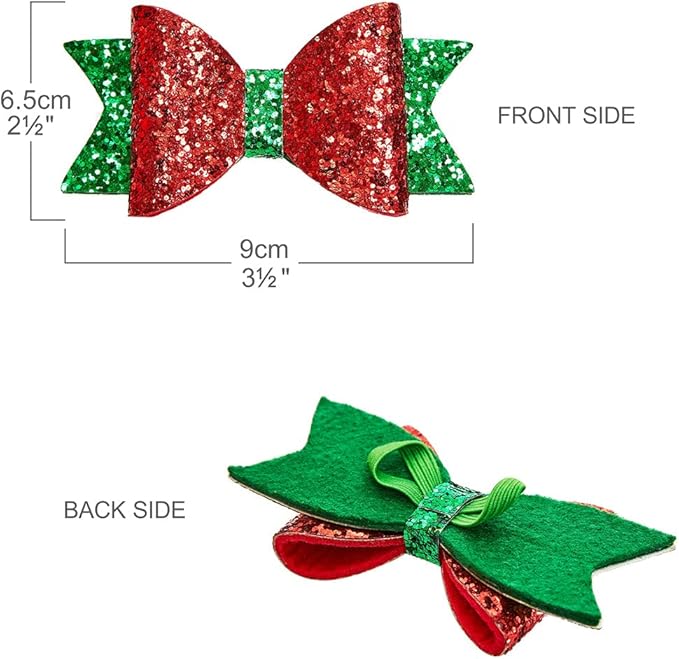 Blueberry Pet Christmas Dog Collar with Bow, Medium, Adjustable Holiday Collar for Medium & Small Dogs, Award-Winning Brand, Fits 14.5"-20" Neck
