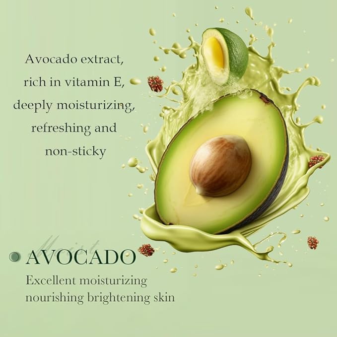 Avocado Skin Care Sets, 11pcs Skin Care Gift Set with Lip Balm, Toner, Lotion, Face Serum, Eye Cream For Hydrating Skin, Anti-Aging Skin For Women Teen Girls (Extra Large, 11, Count)