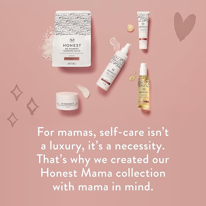The Honest Company Mama Rock Bump Body Butter Moisturizing Stretch Mark Cream, Shea Avocado Oil, Vitamin E, Hypoallergenic and Dermatologist Tested, 4 oz