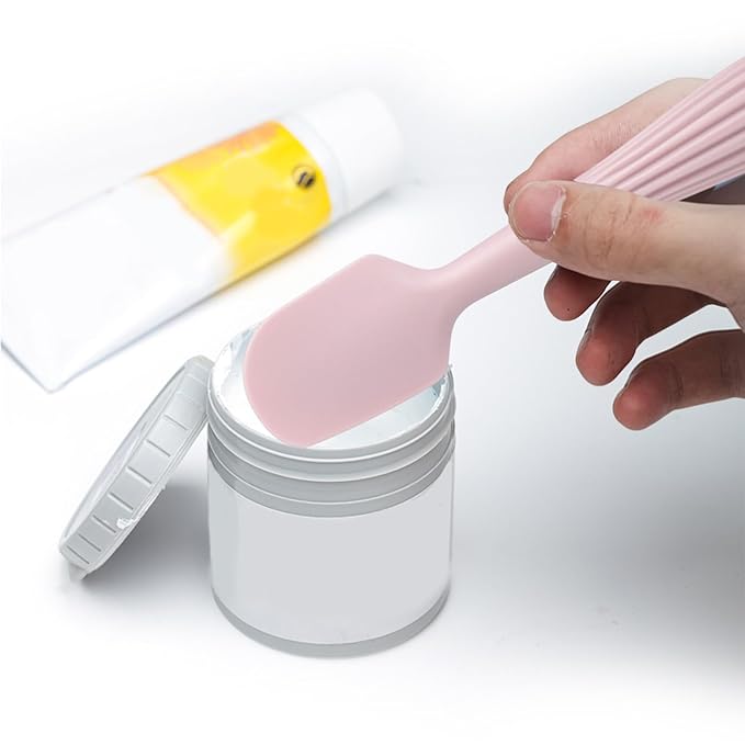 Nappy Cream Silicone Spatula - Soft Flexible Applicator, Gentle Skin Ointment Spreader, Reusable Silicone Tool, Compact Cosmetic Scraper | Lightweight Baby Balm Applicator Used For Home Care, Outdoor