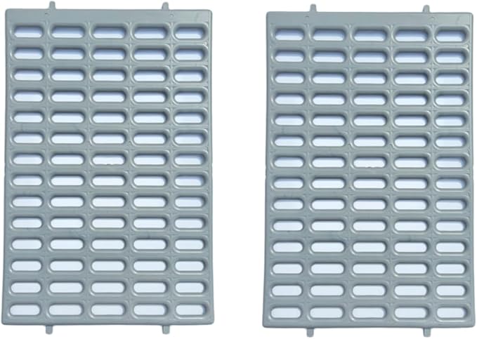 Saguaro Acres Rabbit and Small Animal Cage Resting Mat for Wire Floored Cages 2 Pack (Gray)