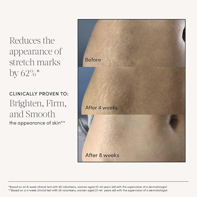 Evereden Golden Belly Serum, 1.7 fl oz. & Soothing Belly Mask for Stretch Marks - 2nd/3rd Trimester Size, 4 Pack | 2 Item Bundle Set | Clean Pregnancy Skincare