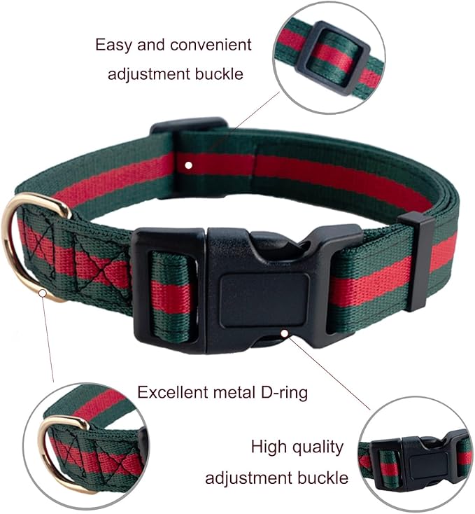 Premium Dog Collar and Leash,Safety and Durable Pet Collars Leashes,Luxury Fashion Dog Collar Gift Set for Big Dogs