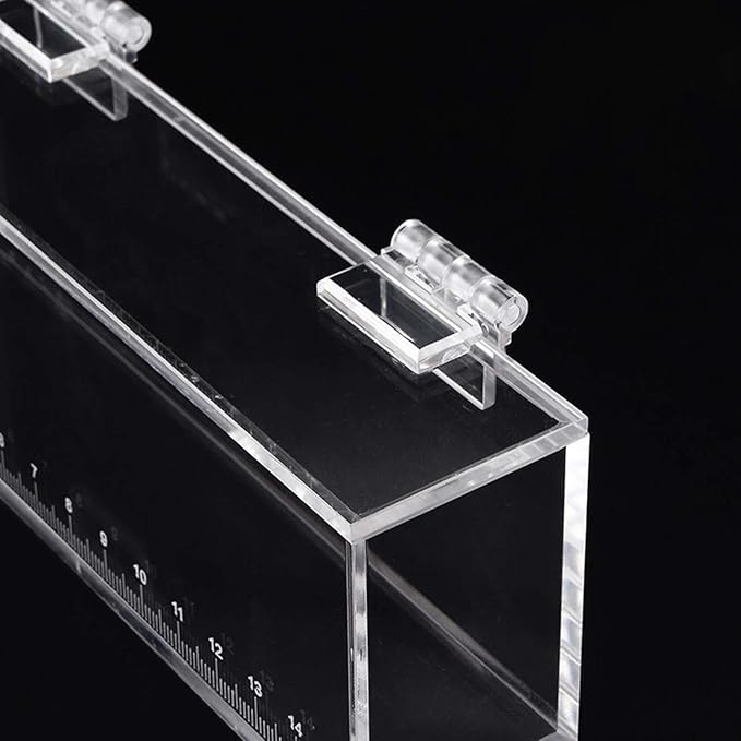 Fish Watching Box Fishing Photo Tank Hatchery Incubator Acrylic Portable Storage Box Fish Egg Breeding Case Isolation Breeder Box Photo Box, L