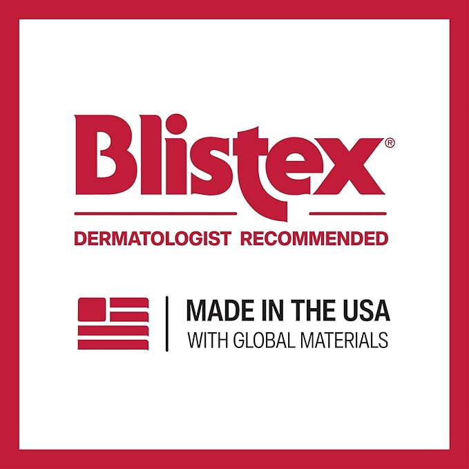 Blistex Medicated Mint Balm - Soothes and Protects - Advanced Medicated Lip Care for Dry, Chapped Lips - Blistex: Specialized Solutions for Healthy Lips - SPF 15 Sun Protection 3 Count, 0.15oz Ea.
