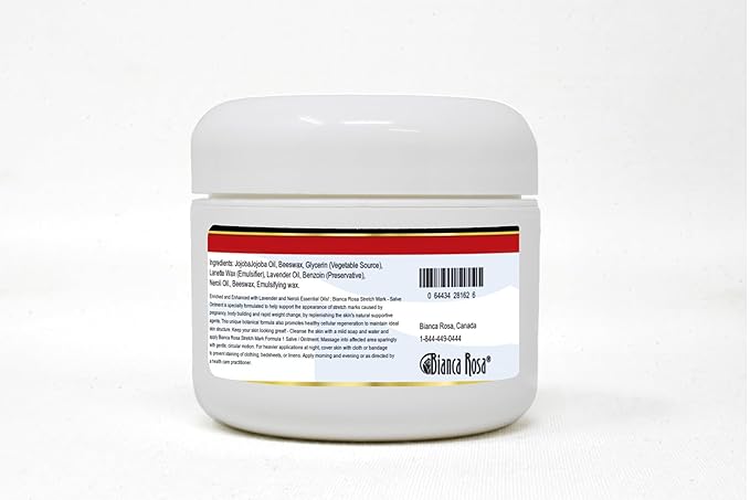 Bianca Rosa Stretch Mark - Salve Ointment Enriched with Lavender and Neroli (2 oz, ZIN: 428162) - 2 Pack