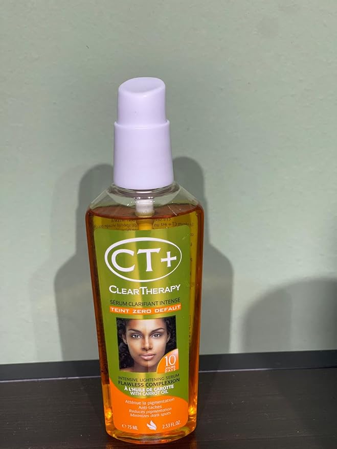 CT+ Clear Therapy Skin Lightening Set, 3-Piece Beauty Kit with Lotion, Soap and Serum, 10 Day Treatment