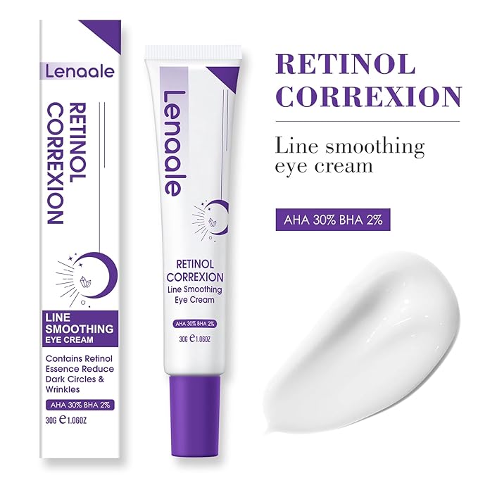 Eye Cream, Retinol Eye Cream for Dark Circles, Puffiness Anti Aging, 123456