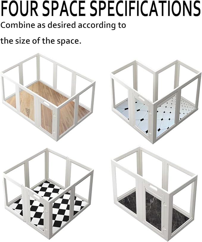 2-Piece Panels Special for SPOODOR Acrylic Dog Pen-30-Inch Height