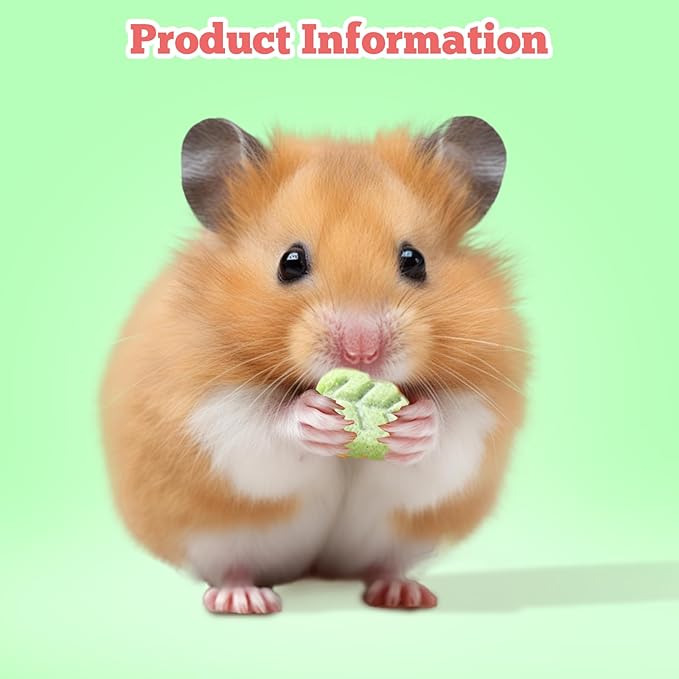 Vegetable Chews Treats Grain Natural Snacks, Spinach for Hamsters, Rabbits, Guinea Pigs & Gerbils Crunchy