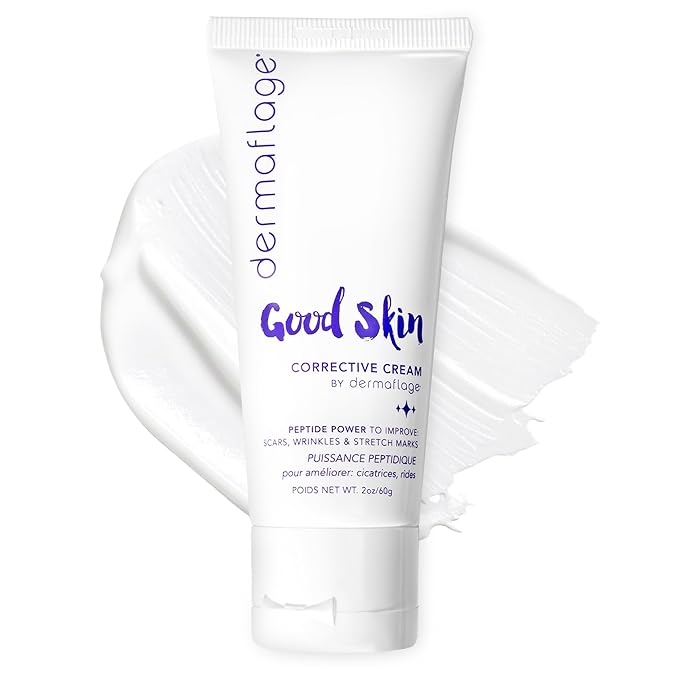 Dermaflage Acne Scar Removal Cream With Peptide Power, Fade Acne, Surgical Scars, Stretch Marks And Wrinkles With Good Skin, 2 oz.