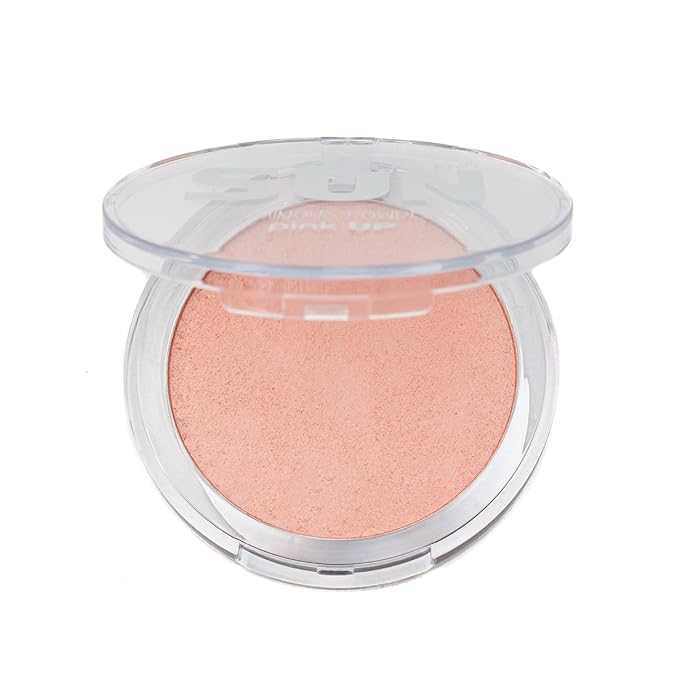 Pink Up | Luminous Powder |Highlighter | Enhances glow & defines features | Light-reflecting finish for radiant skin | Highlighter makeup | Makeup | Silky texture | Illuminate | Model PKIP07
