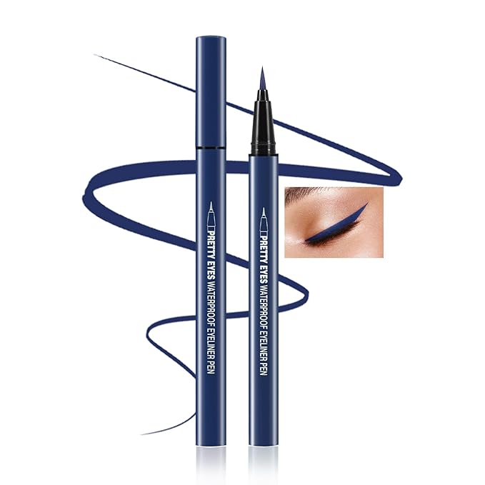 Boobeen Liquid Eyeliner Pen, Matte Eye Liner with Precision Tip, Long Lasting Eyeliner Pencil for Bold Eye Makeup, Glides on Smoothly